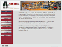 Tablet Screenshot of a-gips.sk